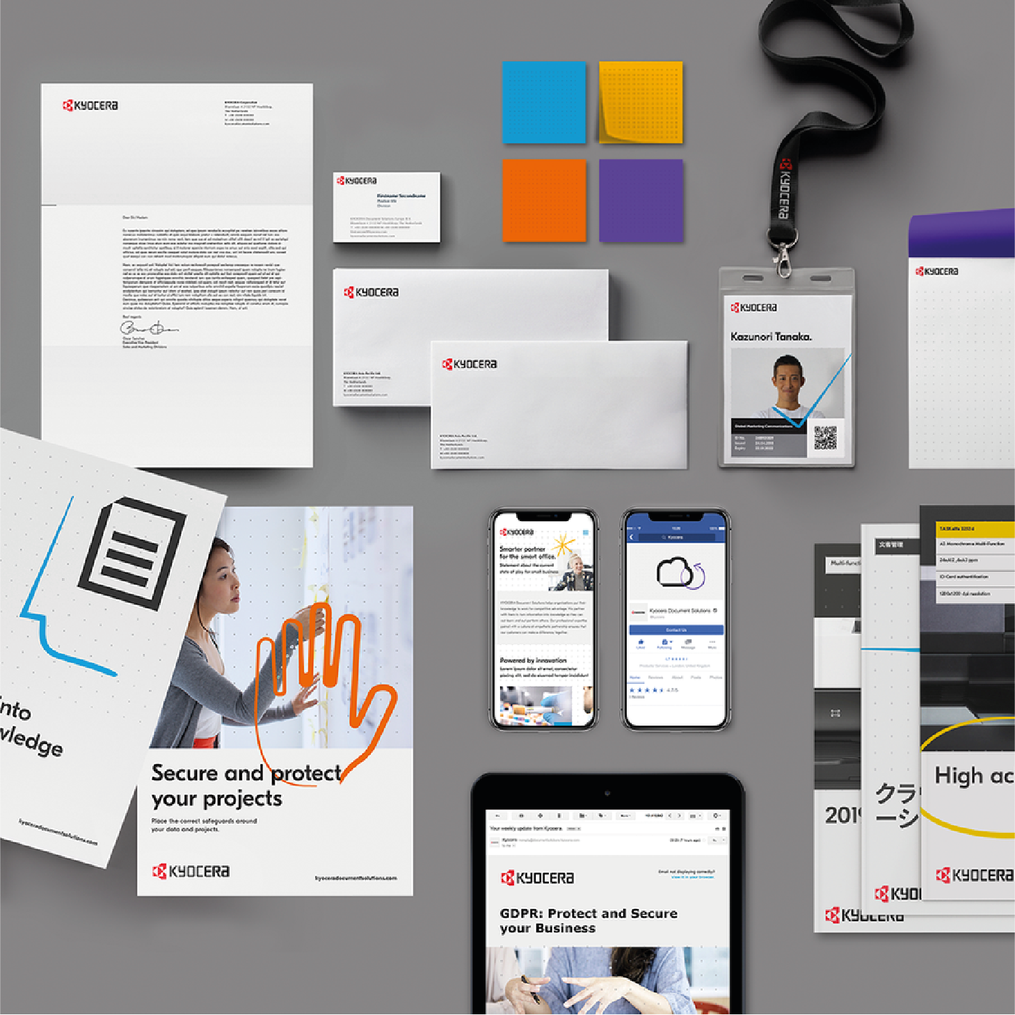 Identidad visual de Kyocera