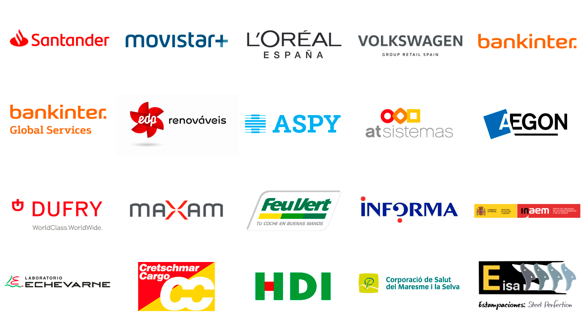 Listado de clientes que han confiado en Kyocera