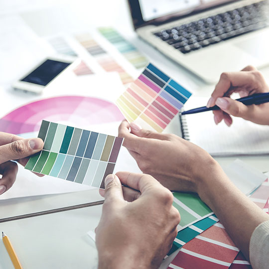 Selección del color