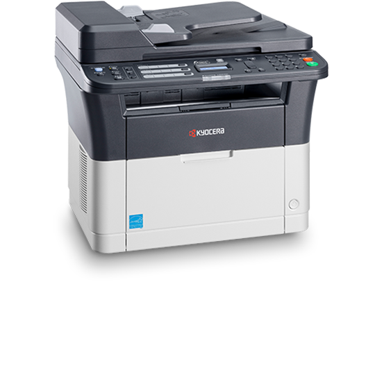 kyocera fs-1325mfp frontal de la impresora