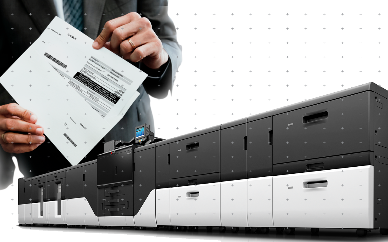 impresión de dato variable