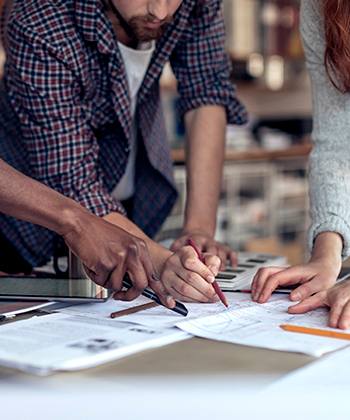 The high quality your documents deserve hands at work