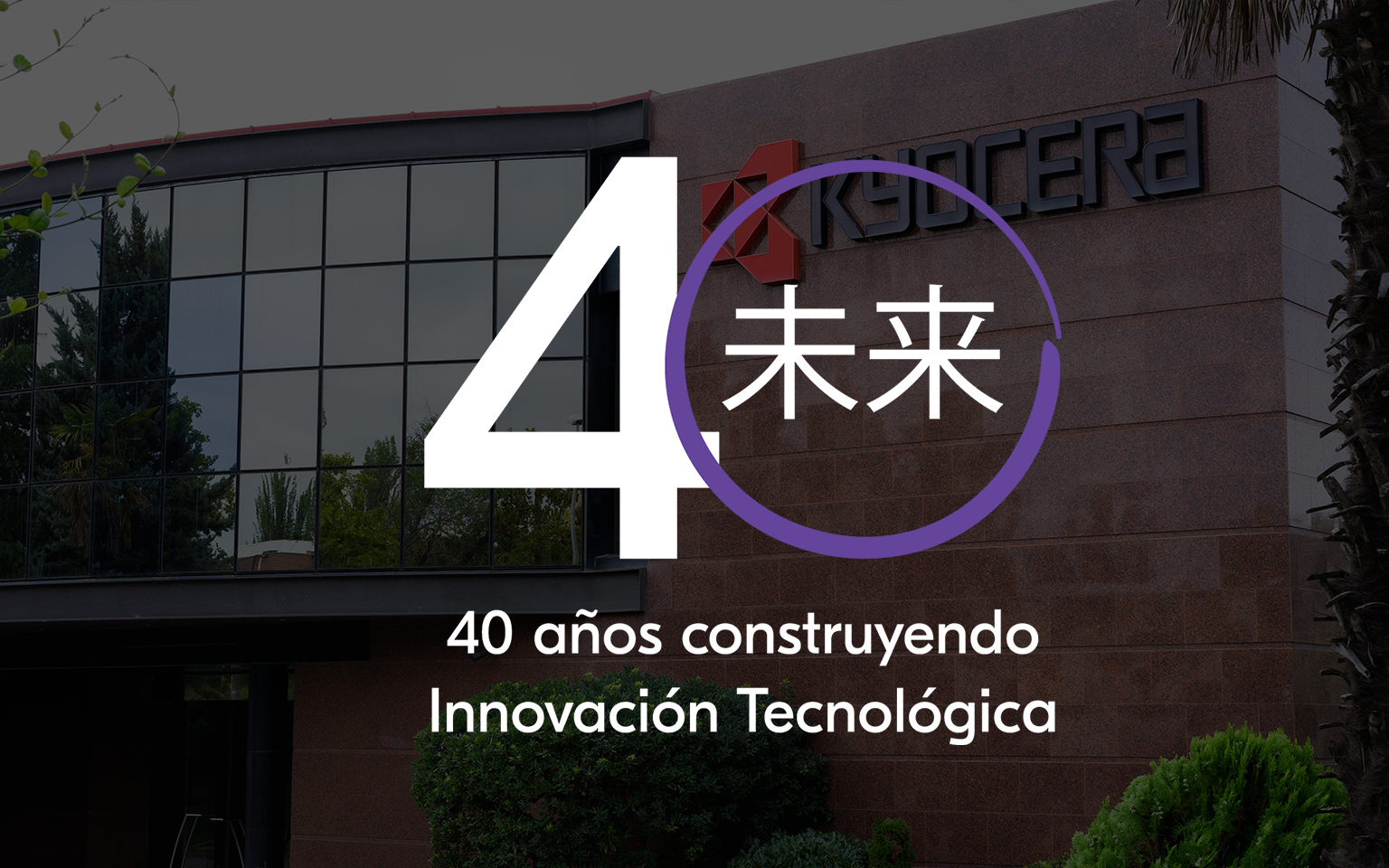 40 años de Kyocera en España 40 aniversario de Kyocera en España