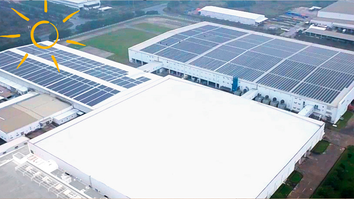 nuevo sistema de generación de energía solar en su planta de Vietnam